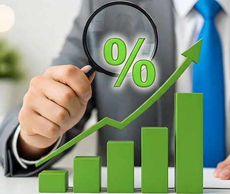 financial growth concept